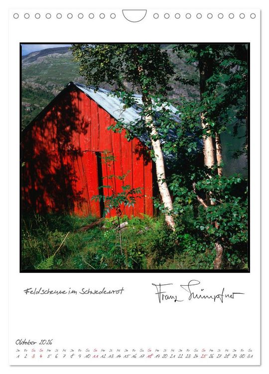 Produktbild: Norwegen analog (Wandkalender 2026 DIN A4 hoch), CALVENDO Monatskalender