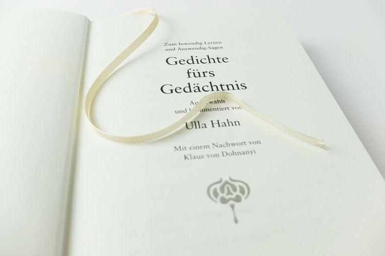 Produktbild: Gedichte f&uuml;rs Ged&auml;chtnis