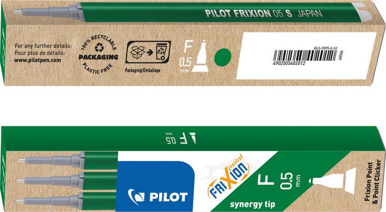 Produktbild: PILOT Rollerpatronen FriXion, gr&uuml;n