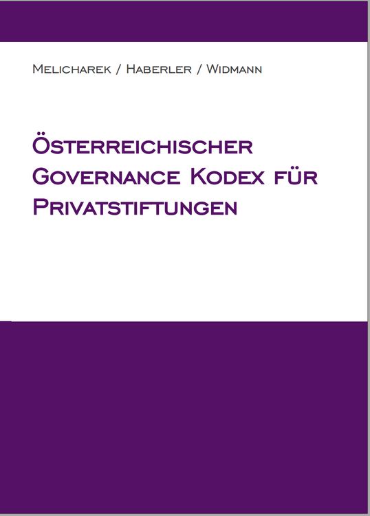 Produktbild: &Ouml;sterreichischer Governance Kodex f&uuml;r Privatstiftungen