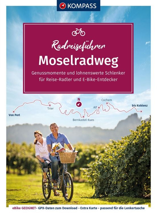 Produktbild: KOMPASS Radreiseführer Moselradweg