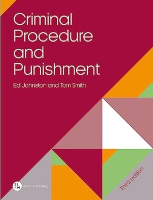 Produktbild: Criminal Procedure and Punishment