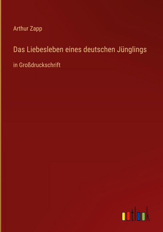 Produktbild: Das Liebesleben eines deutschen J&uuml;nglings