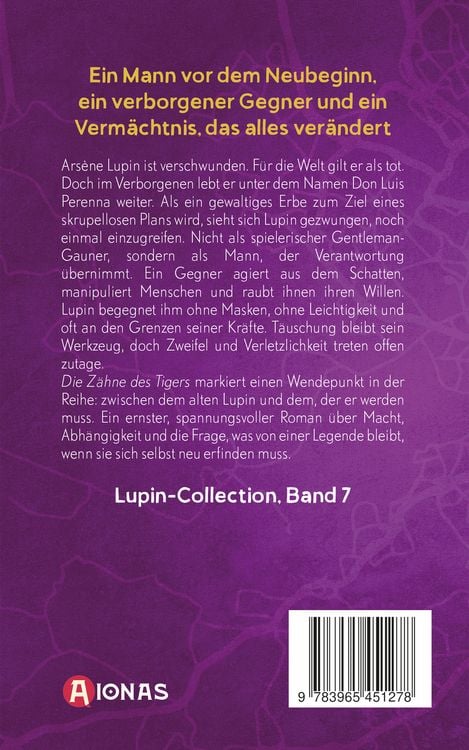 Produktbild: Ars&egrave;ne Lupin - Die Z&auml;hne des Tigers