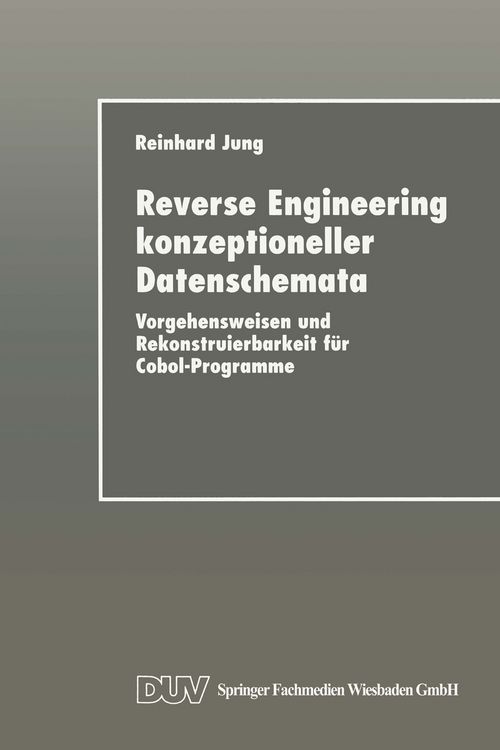 Produktbild: Reverse Engineering konzeptioneller Datenschemata