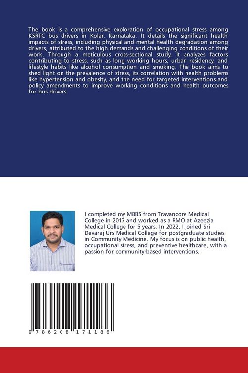 Produktbild: Occupational Stress and Health Effects Among Public Sector Bus Drivers
