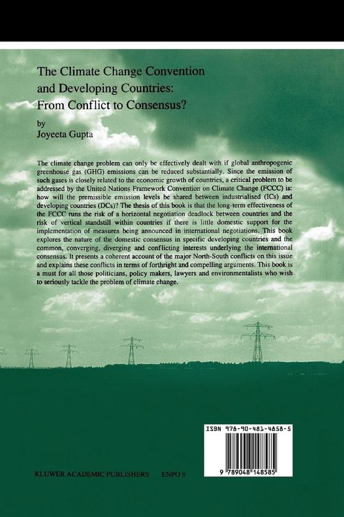 Produktbild: The Climate Change Convention and Developing Countries
