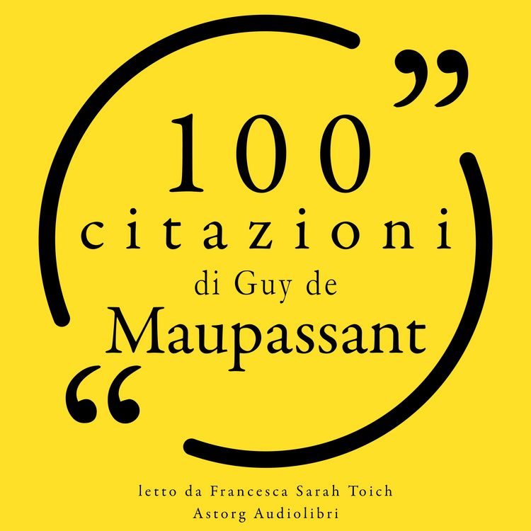Produktbild: 100 citazioni di Guy de Maupassant