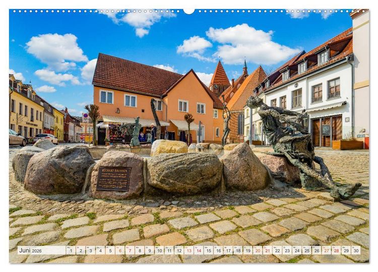 Produktbild: Grimmen Impressionen (hochwertiger Premium Wandkalender 2026 DIN A2 quer), Kunstdruck in Hochglanz
