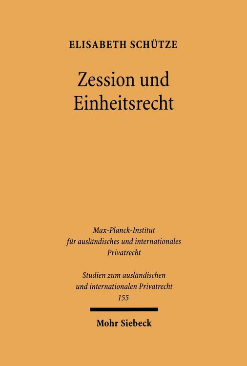 Produktbild: Zession und Einheitsrecht