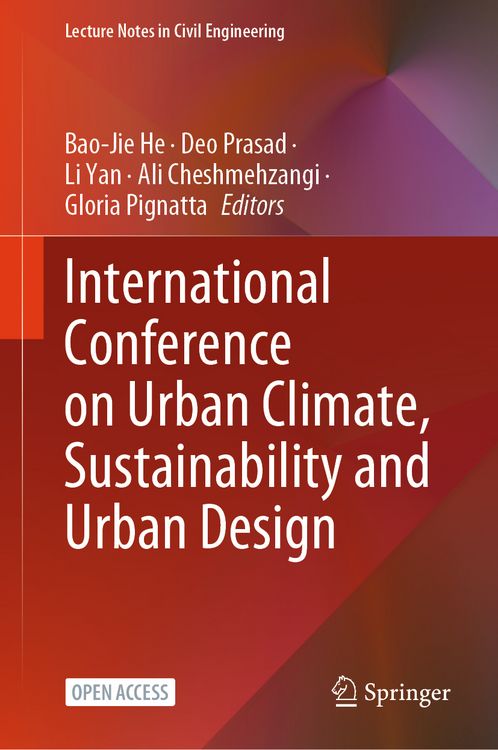 Produktbild: International Conference on Urban Climate, Sustainability and Urban Design