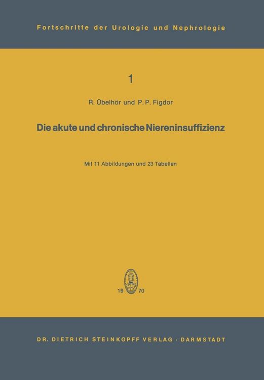 Produktbild: Die akute und chronische Niereninsuffizienz