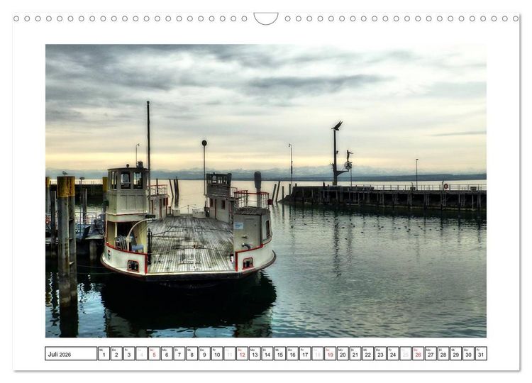 Produktbild: Bodensee - Seesucht (Wandkalender 2026 DIN A3 quer), CALVENDO Monatskalender