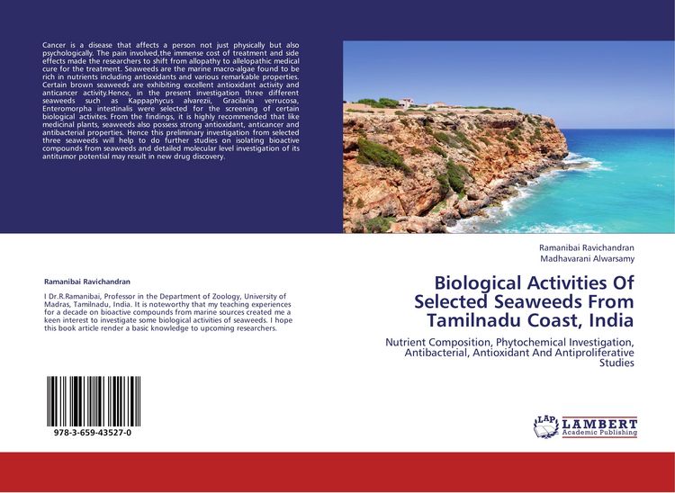 Produktbild: Biological Activities Of Selected Seaweeds From Tamilnadu Coast, India
