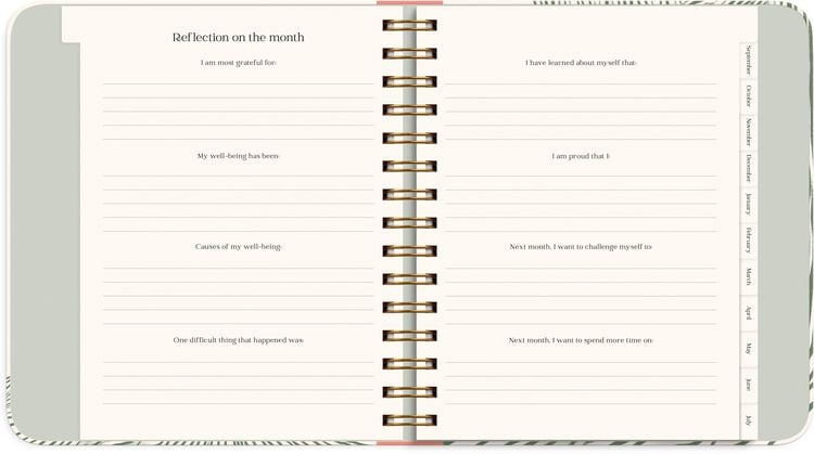 Produktbild: Life Planner Decor Green flow 26/27