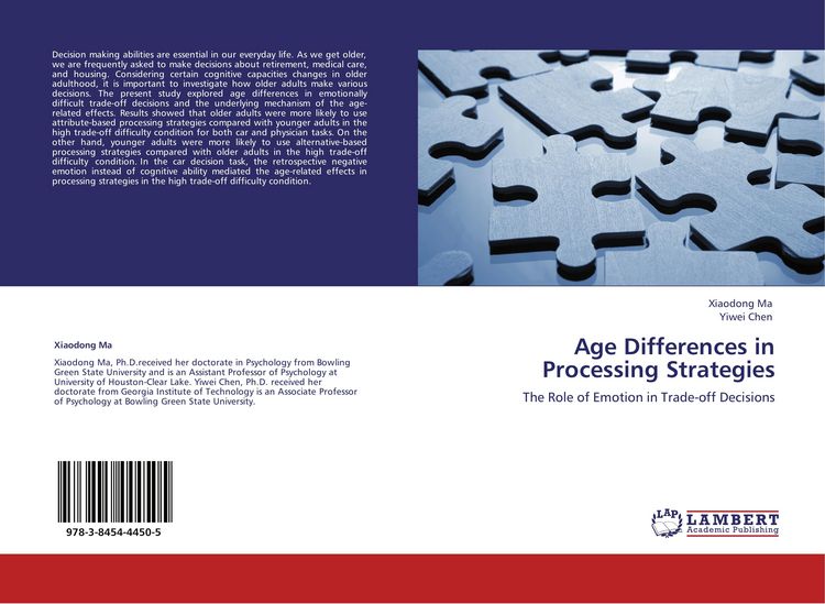 Produktbild: Age Differences in Processing Strategies