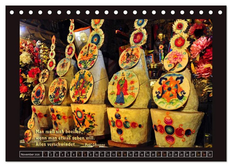 Produktbild: Tibet - Tibet - Tibet 2026 (Tischkalender 2026 DIN A5 quer), CALVENDO Monatskalender