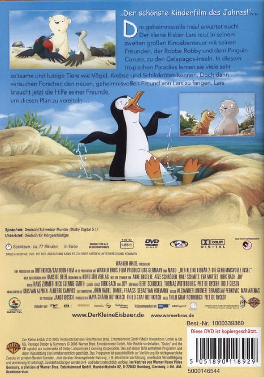 Produktbild: Der kleine Eisb&auml;r 2 - Die geheimnisvolle Insel - Warner Kids Edition
