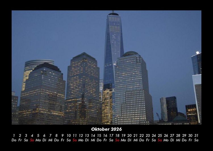 Produktbild: New York 2026 Fotokalender DIN A3