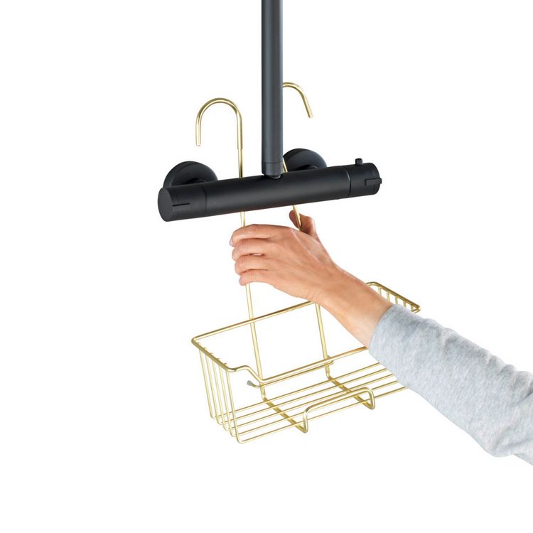 Produktbild: Thermostat-Dusch-Caddy Mod. Milo Gold, Edelstahl rostfrei