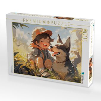 Produktbild: CALVENDO Puzzle Mein tierischer Freund | 1000 Teile Lege-Gr&ouml;&szlig;e 64x48cm Foto-Puzzle f&uuml;r gl&uuml;ckliche Stunden