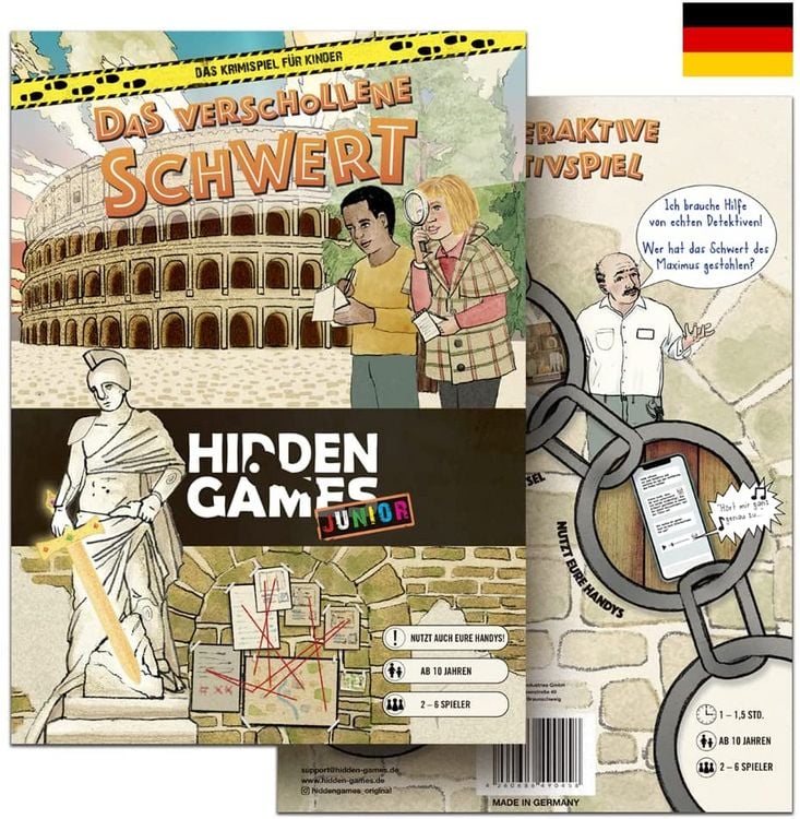 Produktbild: Hidden Games Tatort: Das verschollene Schwert (Junior)