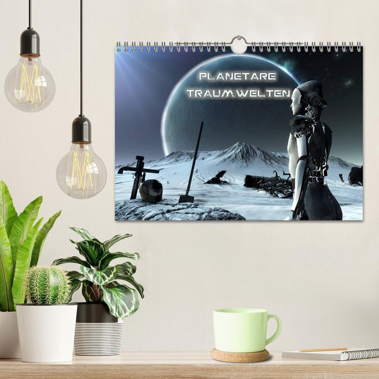 Produktbild: Planetare Traumwelten (Wandkalender 2026 DIN A4 quer), CALVENDO Monatskalender