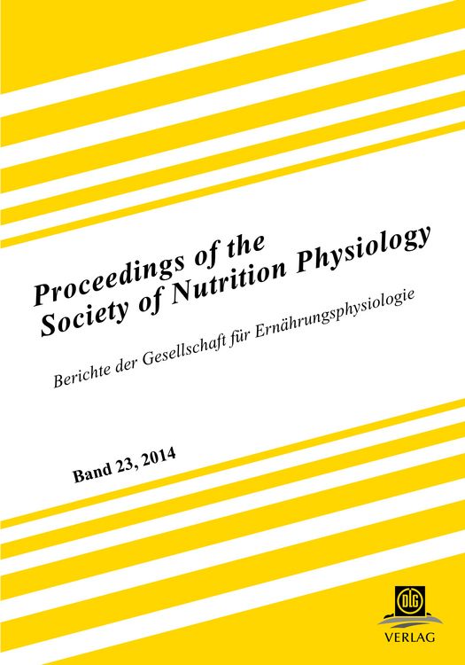 Produktbild: Proceedings of the Society of Nutrition Physiology Band 23