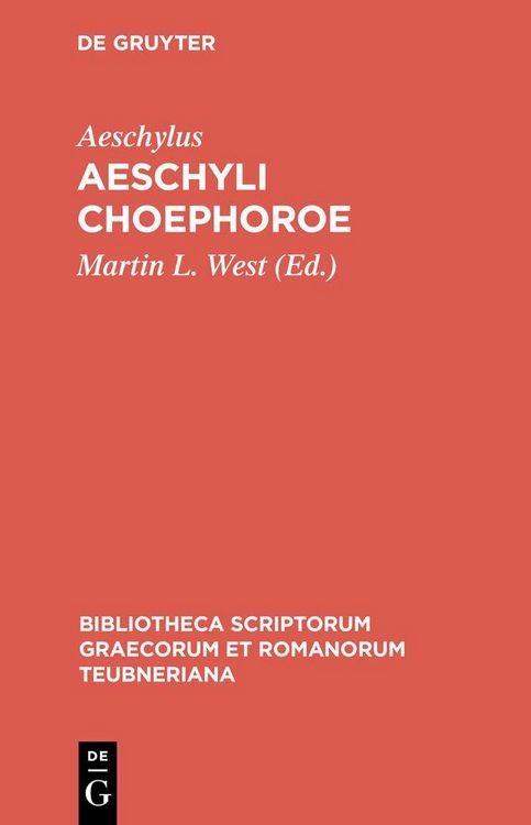 Produktbild: Aeschyli Choephoroe