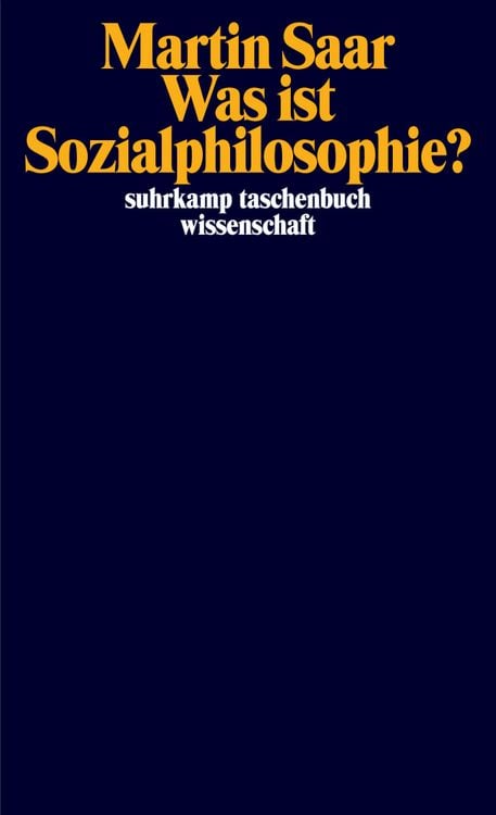 Bild vom Artikel Was ist Sozialphilosophie? vom Autor Martin Saar