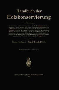 Produktbild: Handbuch der Holzkonservierung