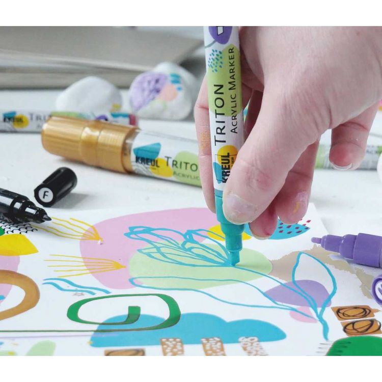 Produktbild: KREUL Acrylmarker TRITON XXL gold
