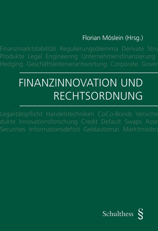Produktbild: Finanzinnovation und Rechtsordnung