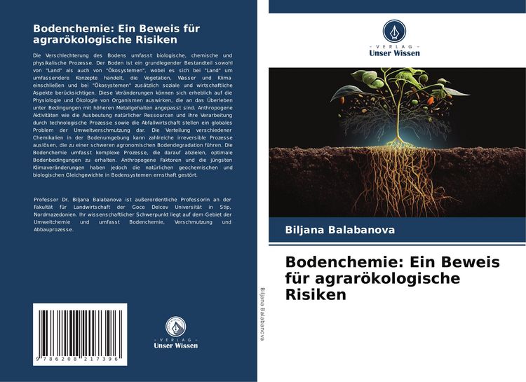 Produktbild: Bodenchemie: Ein Beweis f&uuml;r agrar&ouml;kologische Risiken