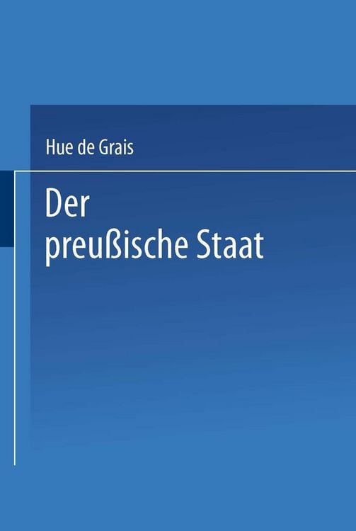 Produktbild: Der preu&szlig;ische Staat