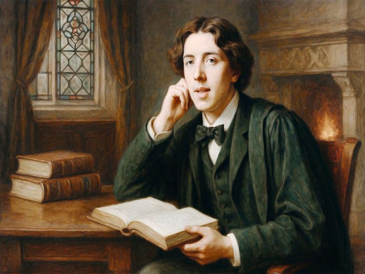 Produktbild: CALVENDO Puzzle Oscar Wilde | 1000 Teile Lege-Gr&ouml;&szlig;e 64x48cm Foto-Puzzle f&uuml;r gl&uuml;ckliche Stunden