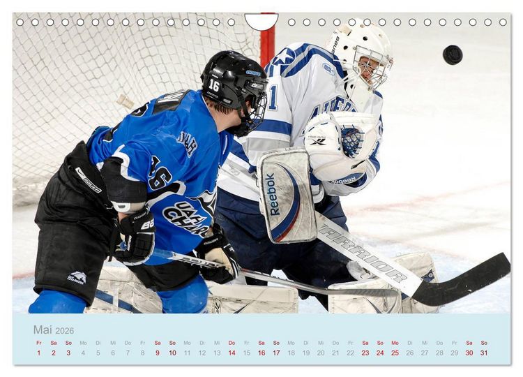 Produktbild: Eishockey! Schneller, h&auml;rter, das Powergame! (Wandkalender 2026 DIN A4 quer), CALVENDO Monatskalender