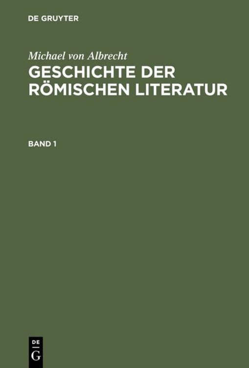Produktbild: Geschichte der r&ouml;mischen Literatur