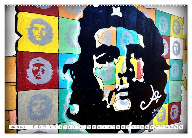 Produktbild: CHE - Ernesto Che Guevara in Kuba (hochwertiger Premium Wandkalender 2026 DIN A2 quer), Kunstdruck in Hochglanz