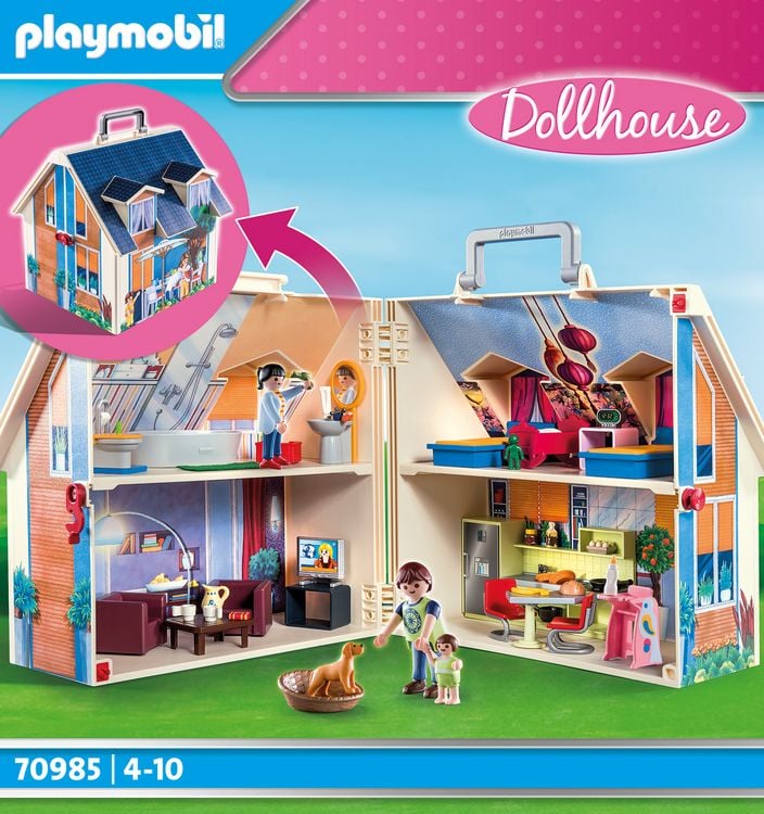 Produktbild: Playmobil&reg; 70985 Mitnehm-Puppenhaus