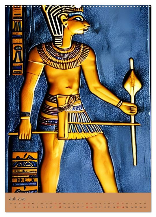 Produktbild: Altes &Auml;gypten - Computertr&auml;ume aus der KI (hochwertiger Premium Wandkalender 2026 DIN A2 hoch), Kunstdruck in Hochglanz
