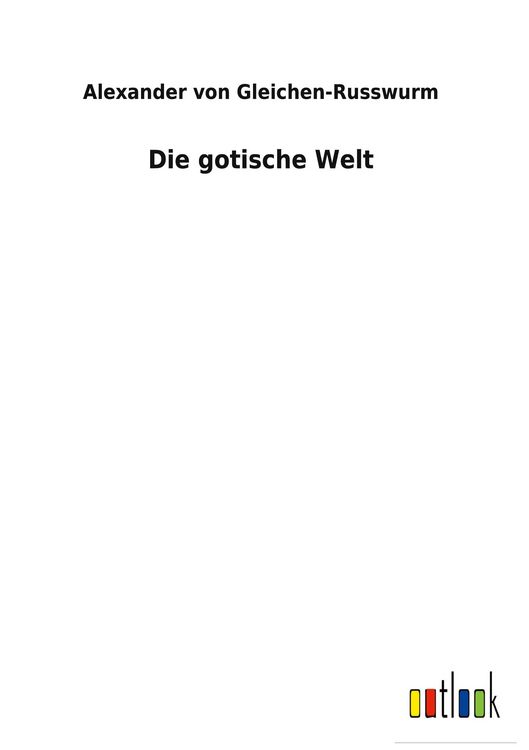 Produktbild: Die gotische Welt