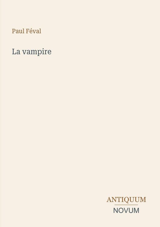 Produktbild: La vampire
