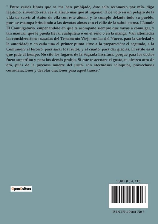 Produktbild: El comulgatorio