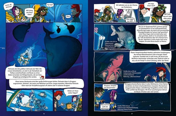 Produktbild: WAS IST WAS Comic - Tiefsee
