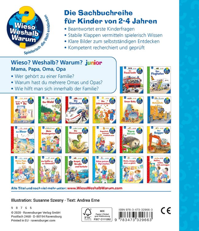 Produktbild: Wieso? Weshalb? Warum? junior, Band 39 - Mama, Papa, Oma, Opa
