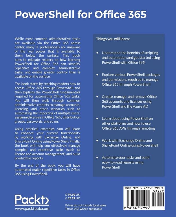 Produktbild: PowerShell for Office 365
