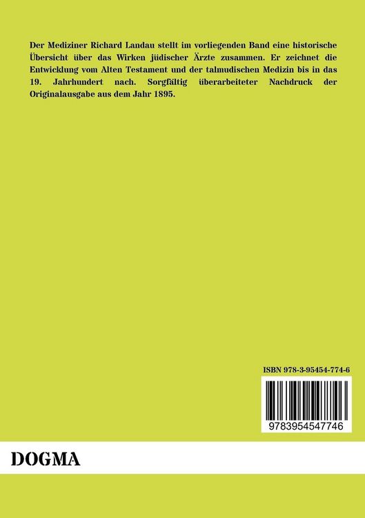 Produktbild: Geschichte der j&uuml;dischen &Auml;rzte