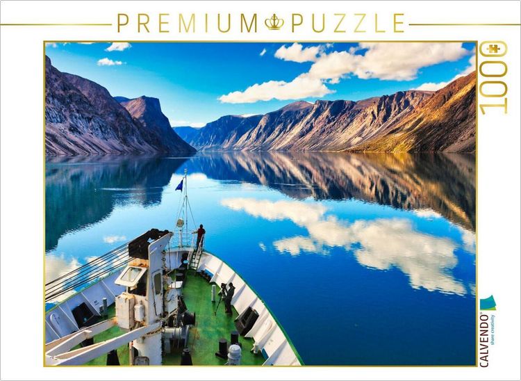 Produktbild: CALVENDO Puzzle Expeditionsschiff im Coronation Sund, Davis Street | 1000 Teile Lege-Gr&ouml;&szlig;e 64x48cm Foto-Puzzle f&uuml;r gl&uuml;ckliche Stunden