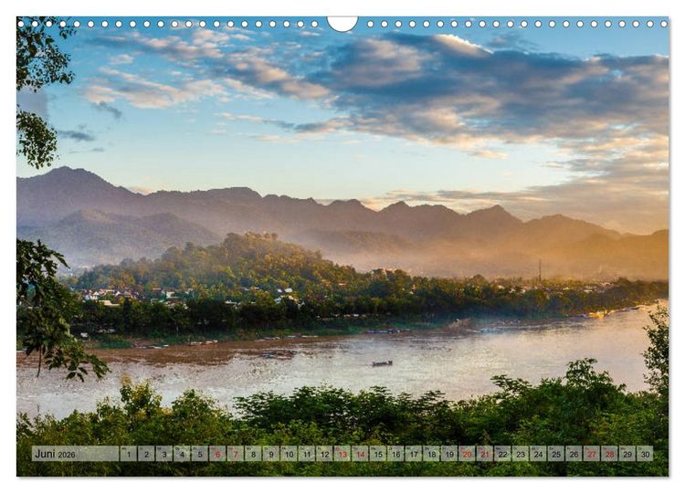 Produktbild: Laos - An den Ufern des Mekong (Wandkalender 2026 DIN A3 quer), CALVENDO Monatskalender